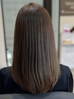 アトリエコア(Atelier Coa)&nbsp;髪質改善トリートメントミルクティーベージュカラーくびれヘア