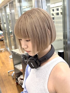 ダブ ギンザ(DaB ginza) ミルクティーベージュ/ベージュカラー/ハイトーンボブ/銀座