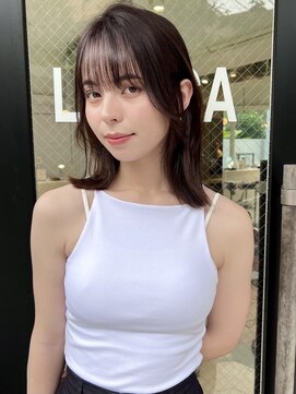 リアンカ(LIANCA) 【LIANCA】こがお顔まわりカット/ヘルシーミディアムヘア
