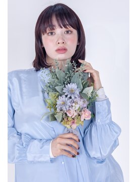 ブリング バイ スノードロップ 吉祥寺(BRING by Snowdrop) デザインカラー/レイヤーカット/ウェットヘア/オリーブベージュ