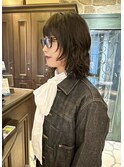 ウルフレイヤーパーマウェーブミディアム姫カットレイヤー