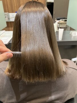 アヴァンス アリオ鳳店(AVANCE) 髪質改善ストレート×ミントアッシュ×艶髪