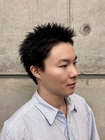 オーシャントーキョー ホワイト 原宿(OCEAN TOKYO WHITE)&nbsp;スパイキーショート　メンズショート　アップバング