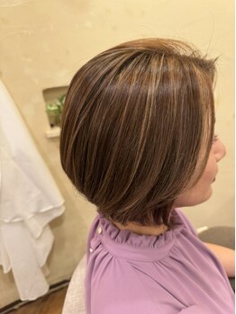 サクラテッセン(sakura tessen)の写真/白髪を隠すだけでなく、魅せるカラーが今の旬◎染めるたびに美しくなるように考えられたカラーをご提案！