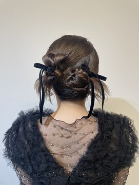 グレイスアンジュ 名駅(Grace Unge) カチモリツイン ヘアアレンジ