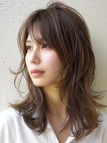 レヴ 草加店(LEV.)&nbsp;外ハネ艶髪ブルーブラック