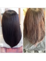 ヘアーバル ラク(Hair Vall RaQ)&nbsp;【50代】王妃の水ヘアエステ(施術例)