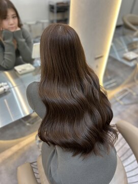ハローバイシー 仙台(Hello by Sea) ヘーゼルブラウン×韓国ヘア[夏/レイヤー/グレージュ]仙台