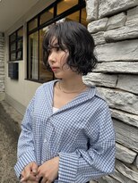 コラン 中目黒(collan) 暗め透明感カラーボブパーマ