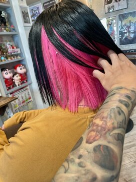 ヘア メイク ココ(hair make coco) インナー★濃厚ピンク