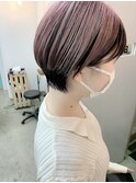 【cuzKLUB】耳掛けショート×ピンクコントラストカラー＊池袋