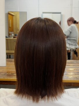 ファルベ(Farbe) :縮毛矯正/ストレート/くびれヘア/アプリコットオレンジ