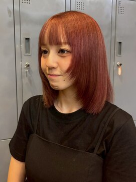 ゲーム 下北沢(GAME) ダブルカラー/大人レイヤー/ミルクティーベージュ/ウルフ/下北沢