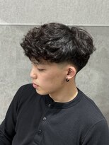 テクト バイアッシュ 吉祥寺店(Tect by Ash)&nbsp;テーパーフェードフリンジカットパーマスペインカール