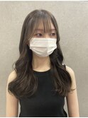 ほんのりオリーブ×ロングヘア
