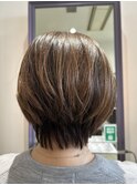 ハンサムショート/ショートヘア/切りっぱなし/博多駅