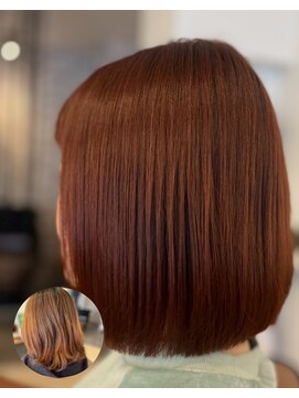 クティエ(Cuthie) オレンジレッド/ブリーチなしカラー/小牧