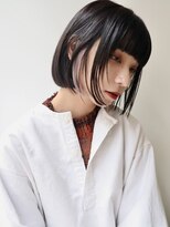 ジェコ ブラン(gecko. brun) モードインナーカラーボブ