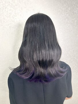 美容室 ハルミ ヘア リゾート 川口店(Harumi Hair Resort) 前髪/アンブレラカラー/こなれミディ/イメチェン/ウェーブパーマ