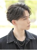 短髪フェザーショート刈り上げアップバングフェザーパーマ