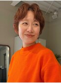 20代30代40代】骨格美人◇艶アプリコットニュアンスパーマ