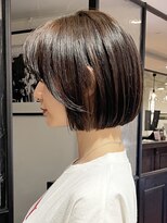 アビー(ABBEY) 首が細く見える大人ボブ◎ミニボブ/ボブ/長め前髪