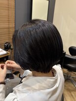 アルター(aL ter)&nbsp;黒髪メルティカラー ウルフミディシースルーバング 鎌取