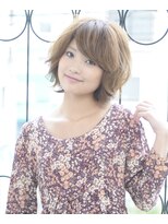 ヘアアンドメイク エジェリ(hair&make egerie)&nbsp;ふわふわ大人レイヤーボブ ダブルカラー 恵比寿