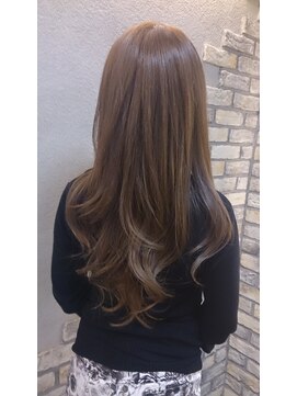 ユーアールキャッスル(UR CASTLE) ゆるふわロング ピンクベージュ