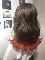 ジーナ(XENA) ホットオレンジ裾カラー