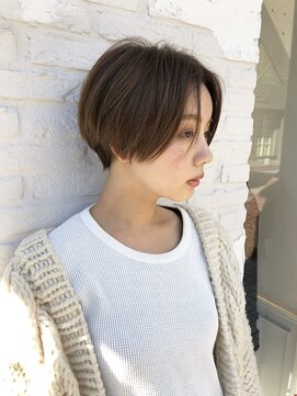 グラフ 銀座(GRAFF) 大人かわいいハンサムショート20代30代40代【GRAFF銀座】