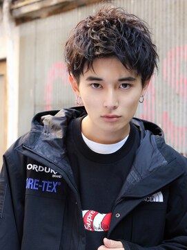 ネイビー(NAVY) アクティブショートマッシュ