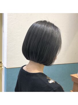 ロンド レグリーズ 立川(Lond leglise) 前下がりボブ/ボブ/ダークカラー【深味信也】