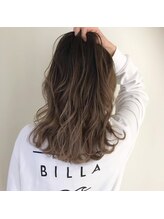 バレイヤージュ♪立体感や外国人風のカラーをお求めの方♪Blossom 大山店【ブロッサム】 