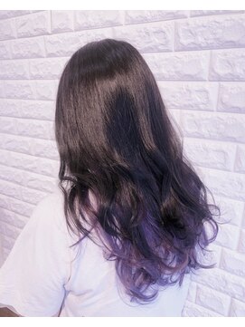 ヴィサージュエーデル(VISAGE edel) アッシュグレー♪パープル♪透け感