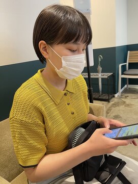 ヘアーブレイス(hair brace) コンパクトショート　stylist 中村瑞貴