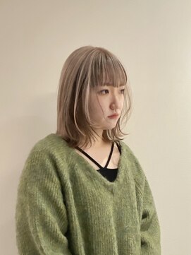 アソビ(Asobi) 【ブリーチ2-3回】ブロンドベージュ×インナーカラー