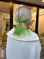 フラム 渋谷(flamme)&nbsp;ホワイトベージュ＊ライムグリーン