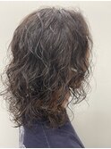 【メンズロン毛×スパイラルパーマ】