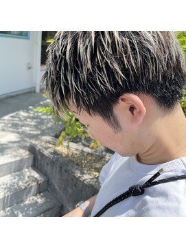 テクライズ 豊橋店(TECHRISE) ☆メンズカラー、お洒落ハイトーン、ホワイトベージュ☆