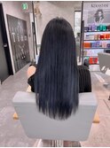 イメチェン/レッドブラウン/フルバング/似合わせカット/渋谷駅