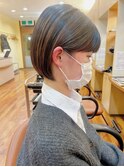 まとまり抜群！丸みのあるショートボブスタイル！！
