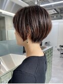 大人可愛いショートボブ×自毛風ナチュラルベージュ◎蔵前