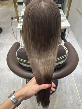 ロンド レア 天神大名店(Lond Le’a) 天神大名ダイヤモンドトリートメント髪質改善ストレートヘア艶髪