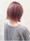 【Flor_戸塚】*外はねボブ＋ラズベリーピンクベージュ*