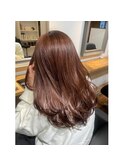 レイヤーロング/マロンベージュ/くすみベージュ/20代30代40代