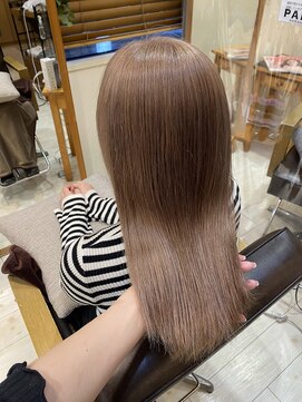 フォルテノエル 静岡鷹匠店(FORTE Noel) ミルクティーベージュ/ダブルカラー/ブリーチカラー