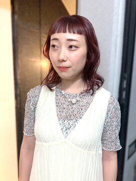 テテ ニコ(tete nico) 【大前晴奈】履歴を活かしたルビーカラー/束感が作れるオン眉