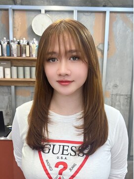 イオエ 梅田(ioe) ダブルカラー/大人ボブ/黒髪スタイル/髪質改善/縮毛矯正