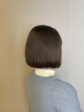 ブロッサム 東久留米店(Blossom) 大人美人斜めバングくびれデジタルパーマ毛先丸みパーマ